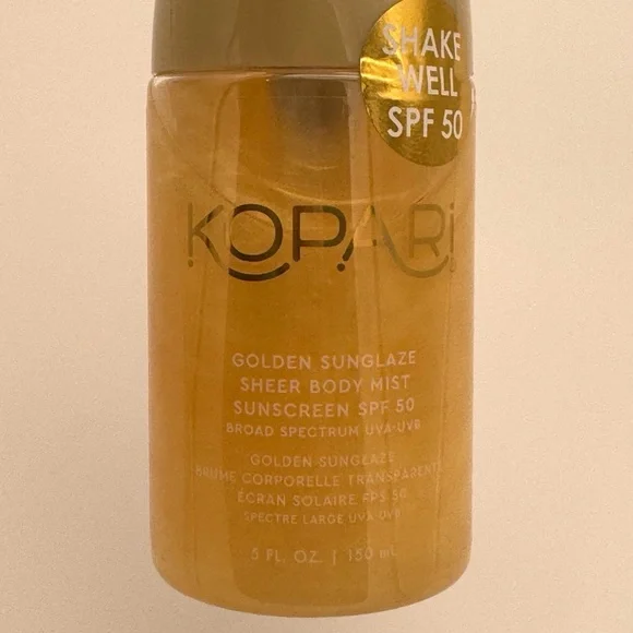 Kopari Golden Sunglaze Sheer Body Mist Sunscreen Spray SPF 50 NWT - Picture 9 of 11